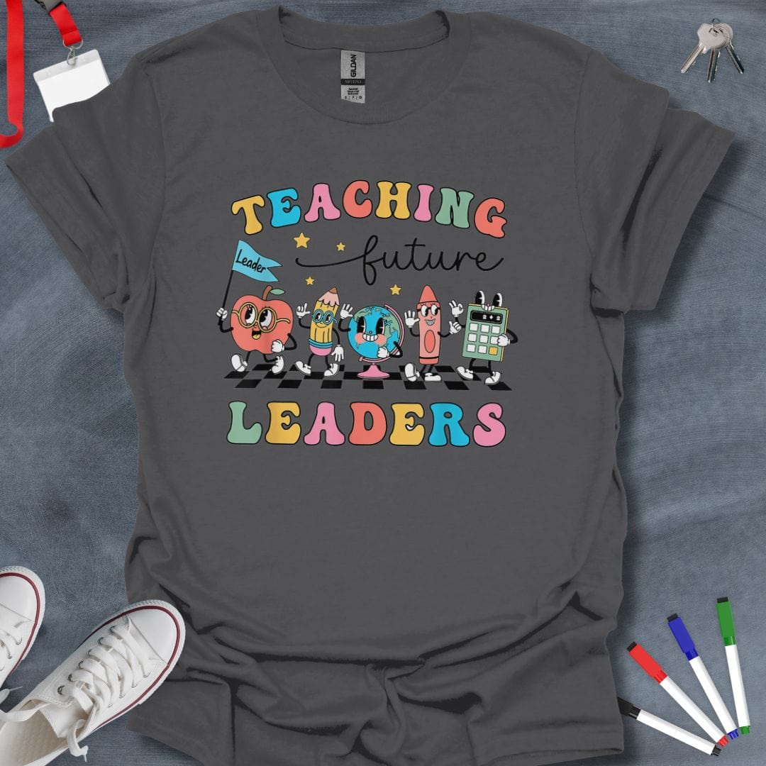 Teacher T-Shirt Charcoal / S Shaping Future Leaders T-Shirt