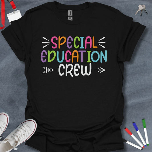 Teacher T-Shirt Black / S Special Education Crew T-Shirt