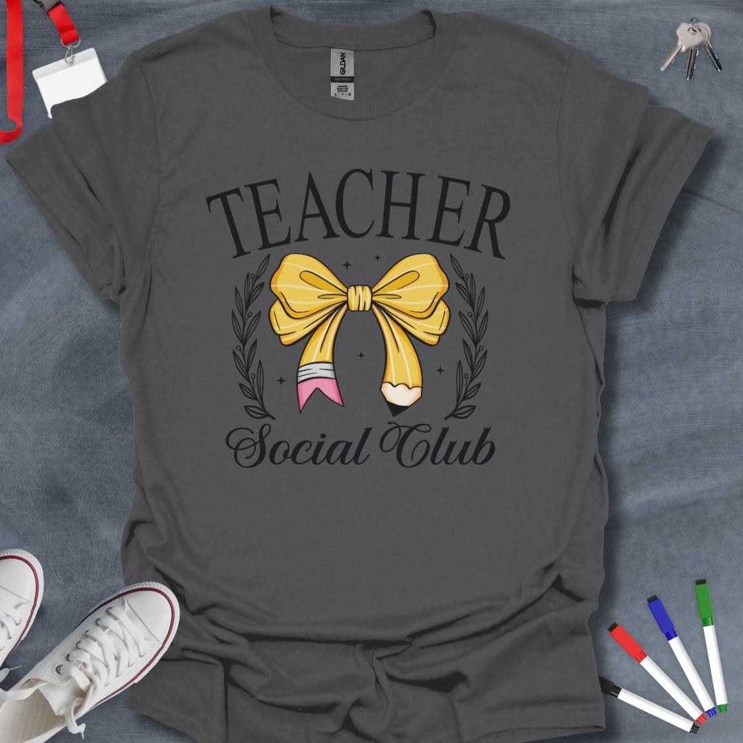 Teacher T-Shirt Charcoal / S Teacher Social Club T-Shirt