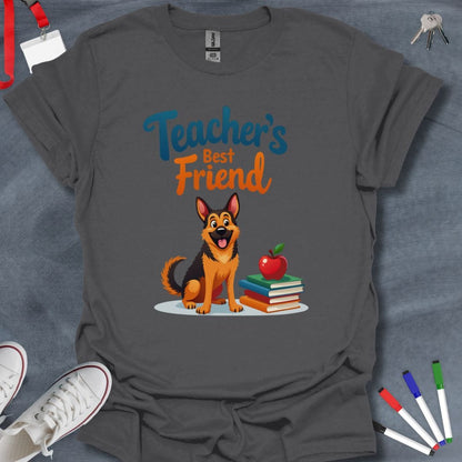 Teacher T-Shirt Charcoal / S German Shepherd Pals Educator T-Shirt