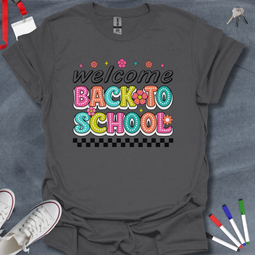 Teacher T-Shirt Charcoal / S Back to School T-Shirt