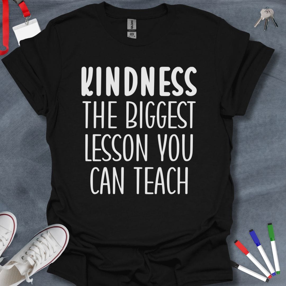 Teacher T-Shirt Black / S Kindness Lesson T-Shirt