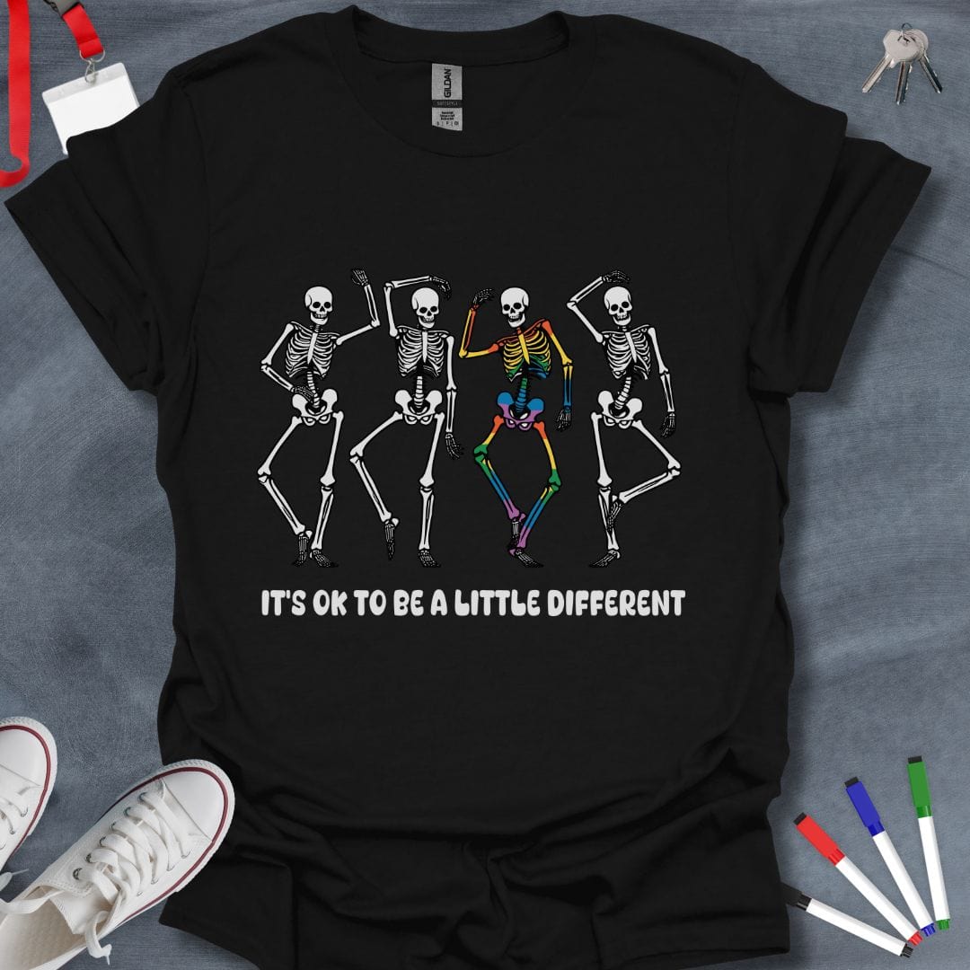 Teacher T-Shirt Black / S Diversity Dance Skeleton T-Shirt