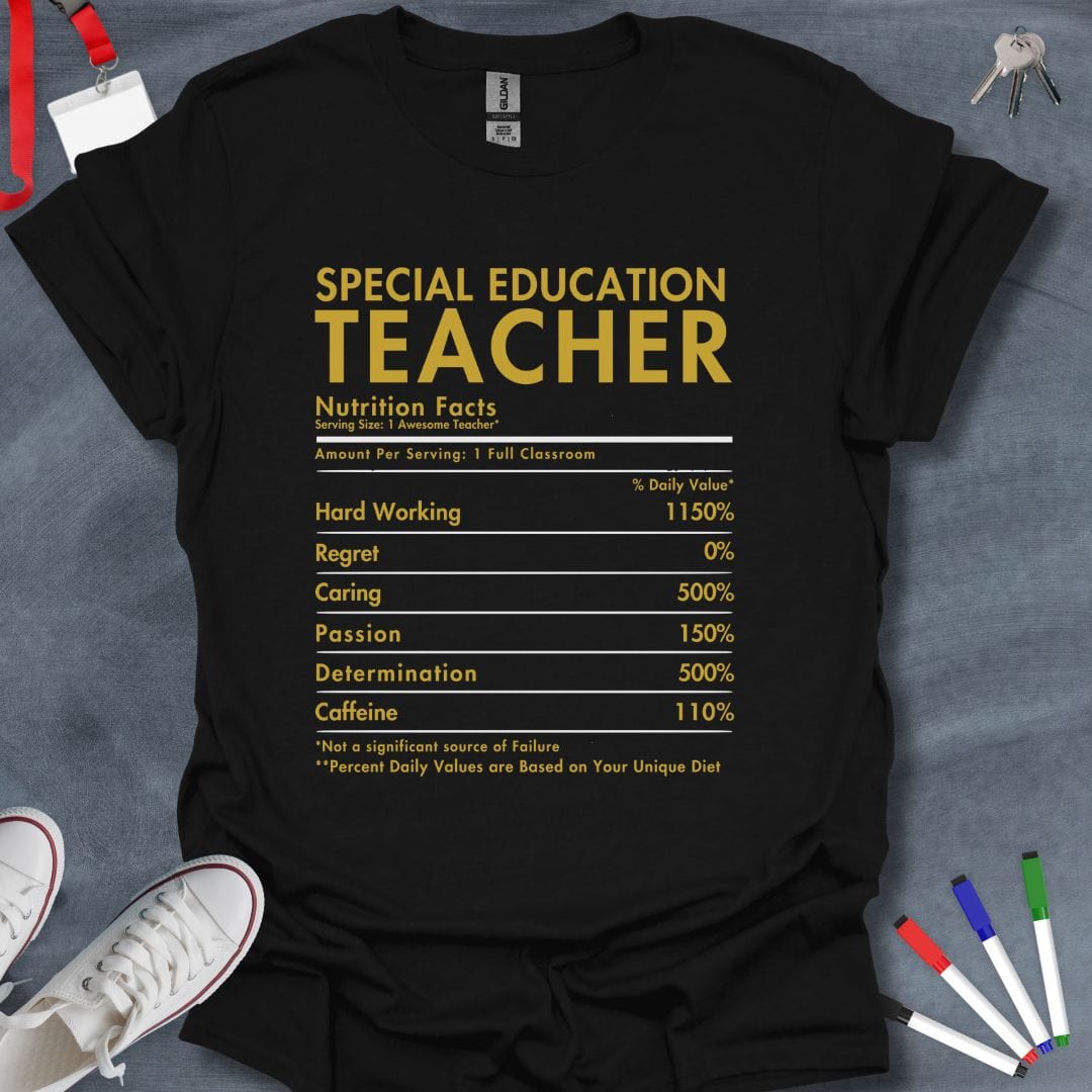 Teacher T-Shirt Black / S Special Ed Teacher Stamina T-Shirt