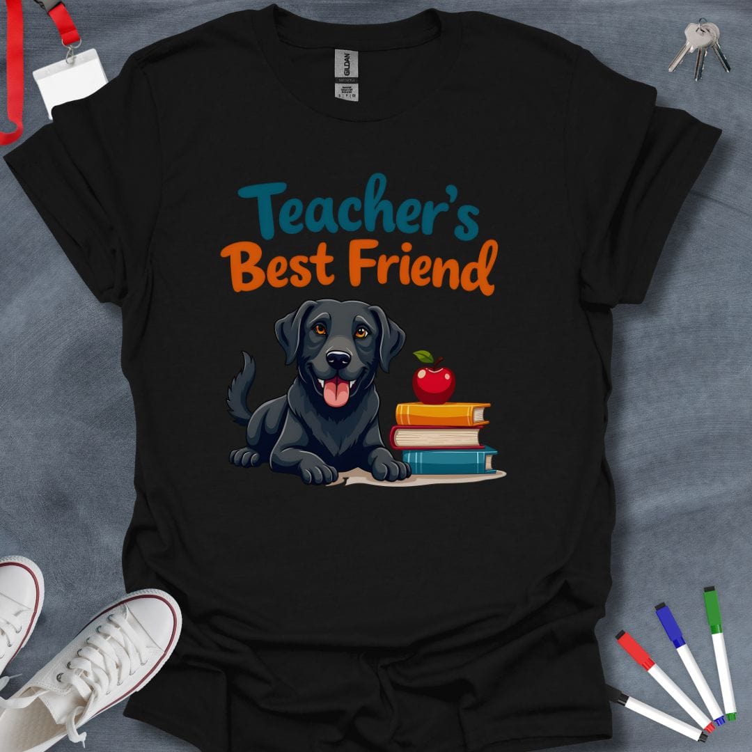 Teacher T-Shirt Black / S Black Lab Pals Educator T-Shirt