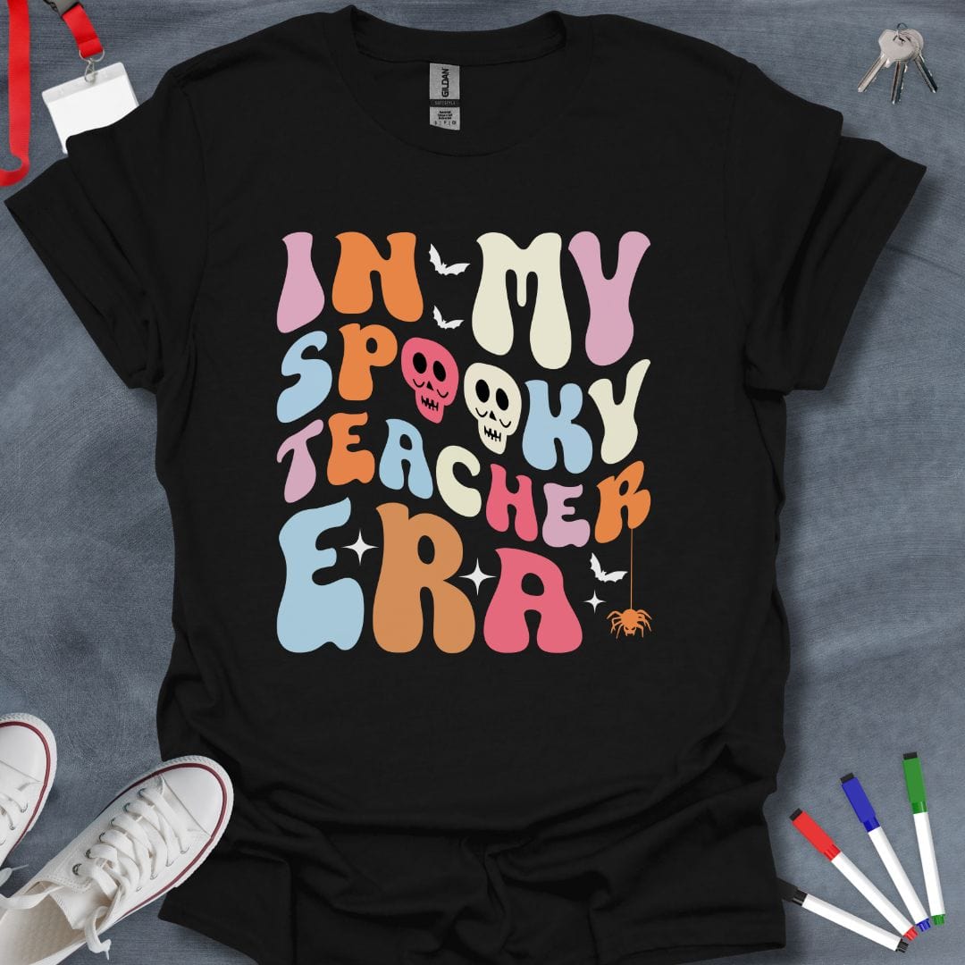 Teacher T-Shirt Black / S In My Spooky Teacher Era T-Shirt