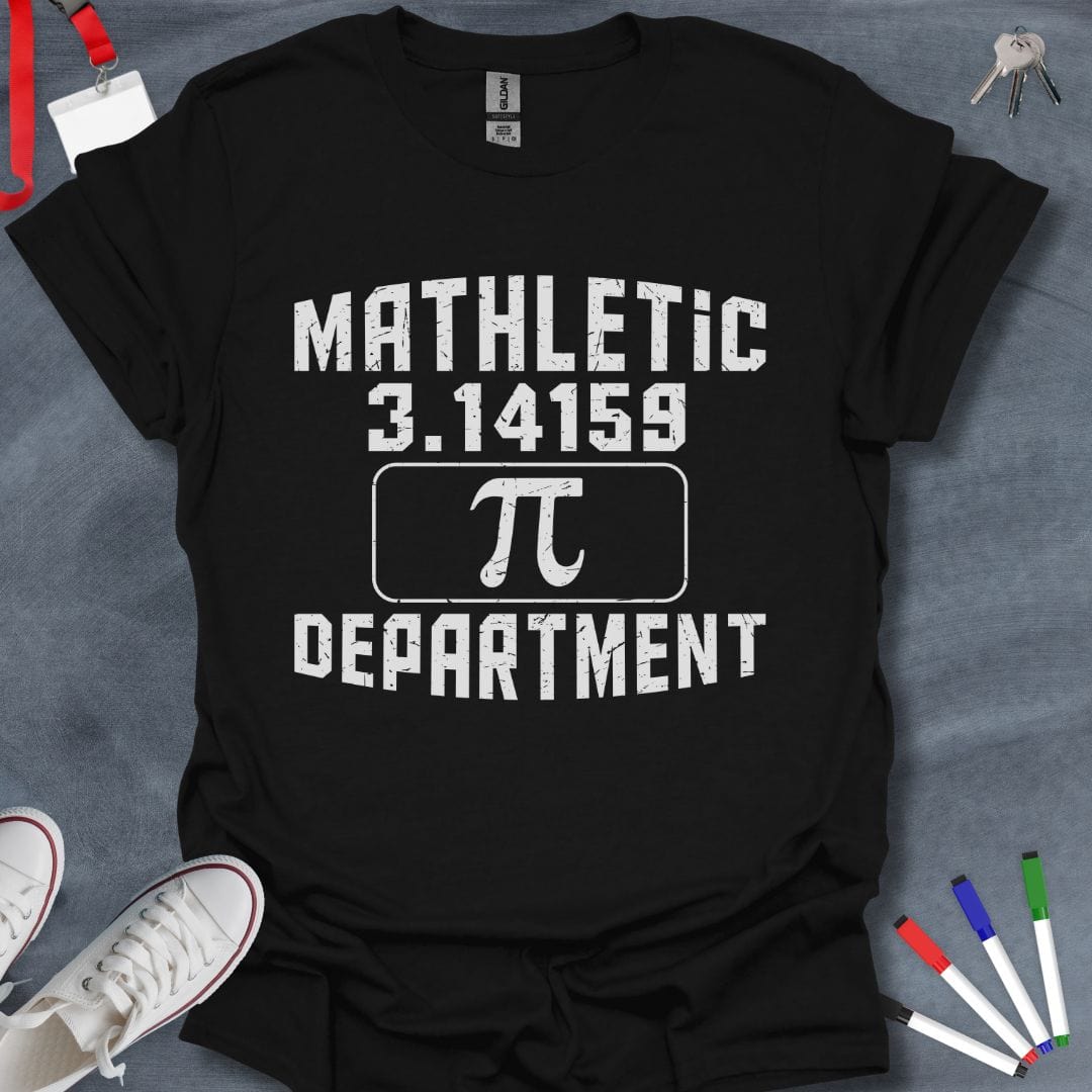 Teacher T-Shirt Black / S Mathletic Department Pi T-Shirt