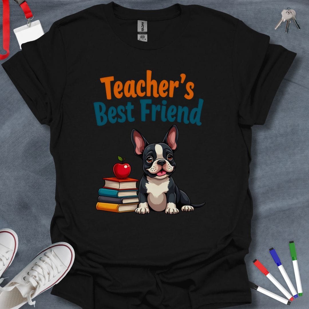 Teacher T-Shirt Black / S Frenchie Pals Educator T-Shirt