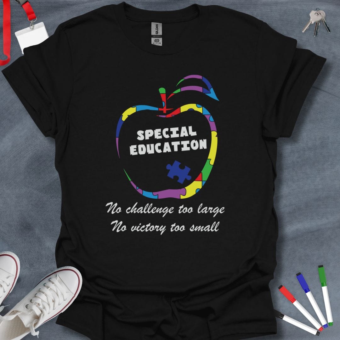 Teacher T-Shirt Black / S Special Education Victory T-Shirt