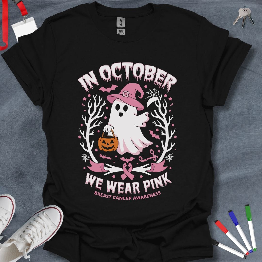 Teacher T-Shirt Black / S October Pink Spirit T-Shirt