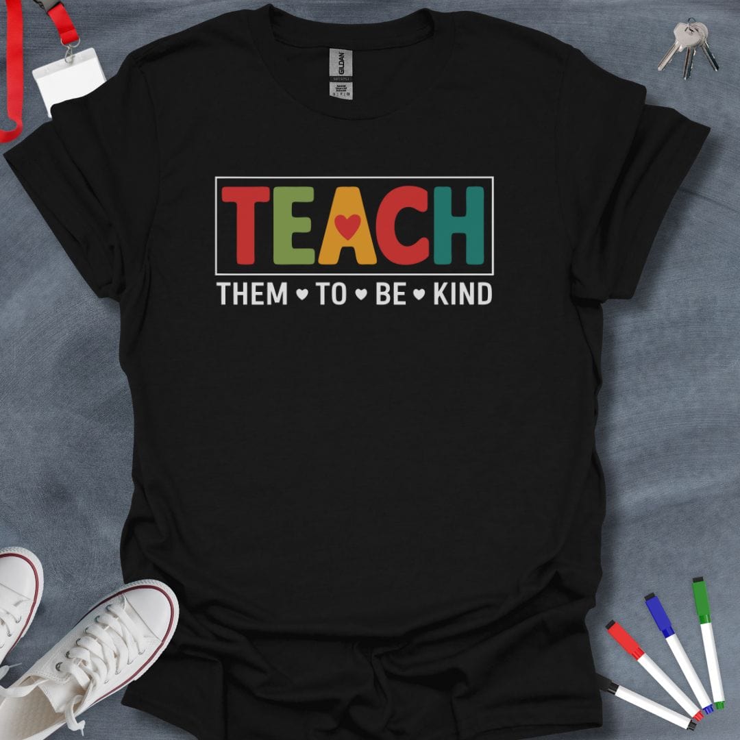 Teacher T-Shirt Black / S Kindness Advocate Educator T-Shirt