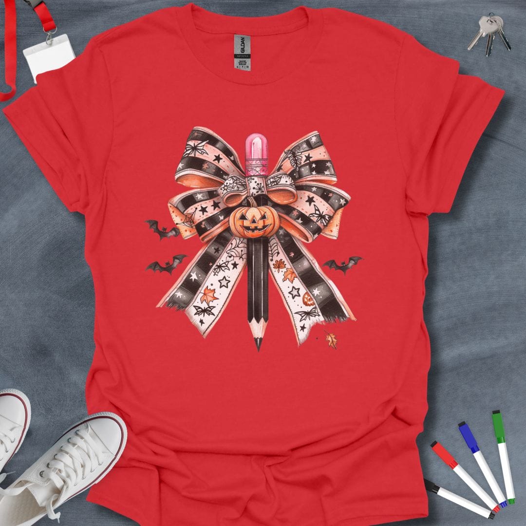 Teacher T-Shirt Red / S Spooky Coquette T-Shirt