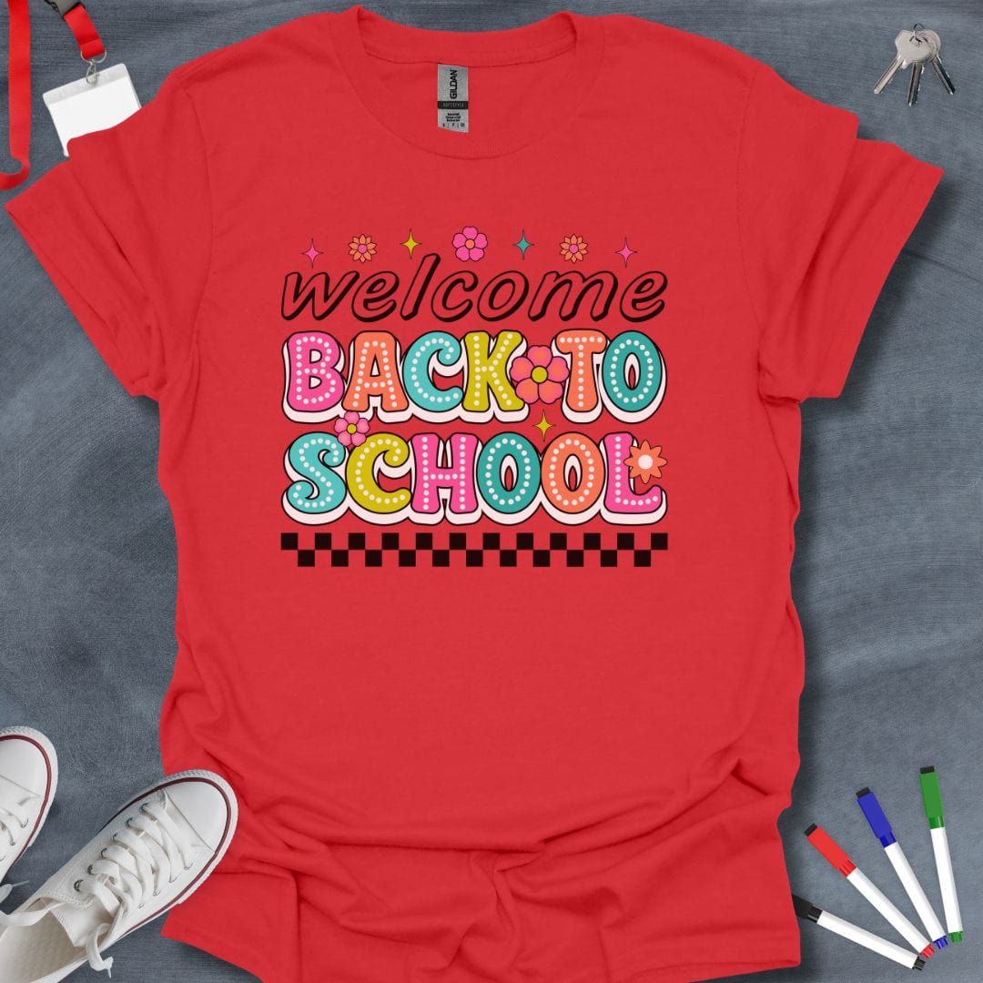 Teacher T-Shirt Red / S Back to School T-Shirt