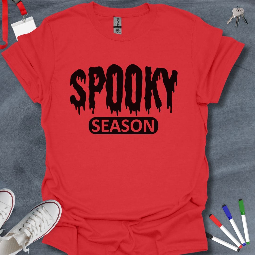 Teacher T-Shirt Red / S Spooky Season T-Shirt