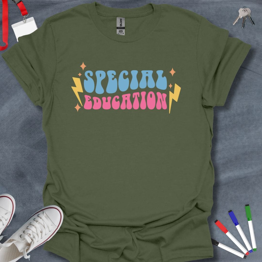 Teacher T-Shirt Military Green / S Special Education T-Shirt