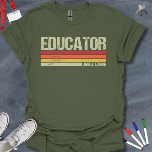 Teacher T-Shirt Military Green / S Educator Limited Edition T-Shirt