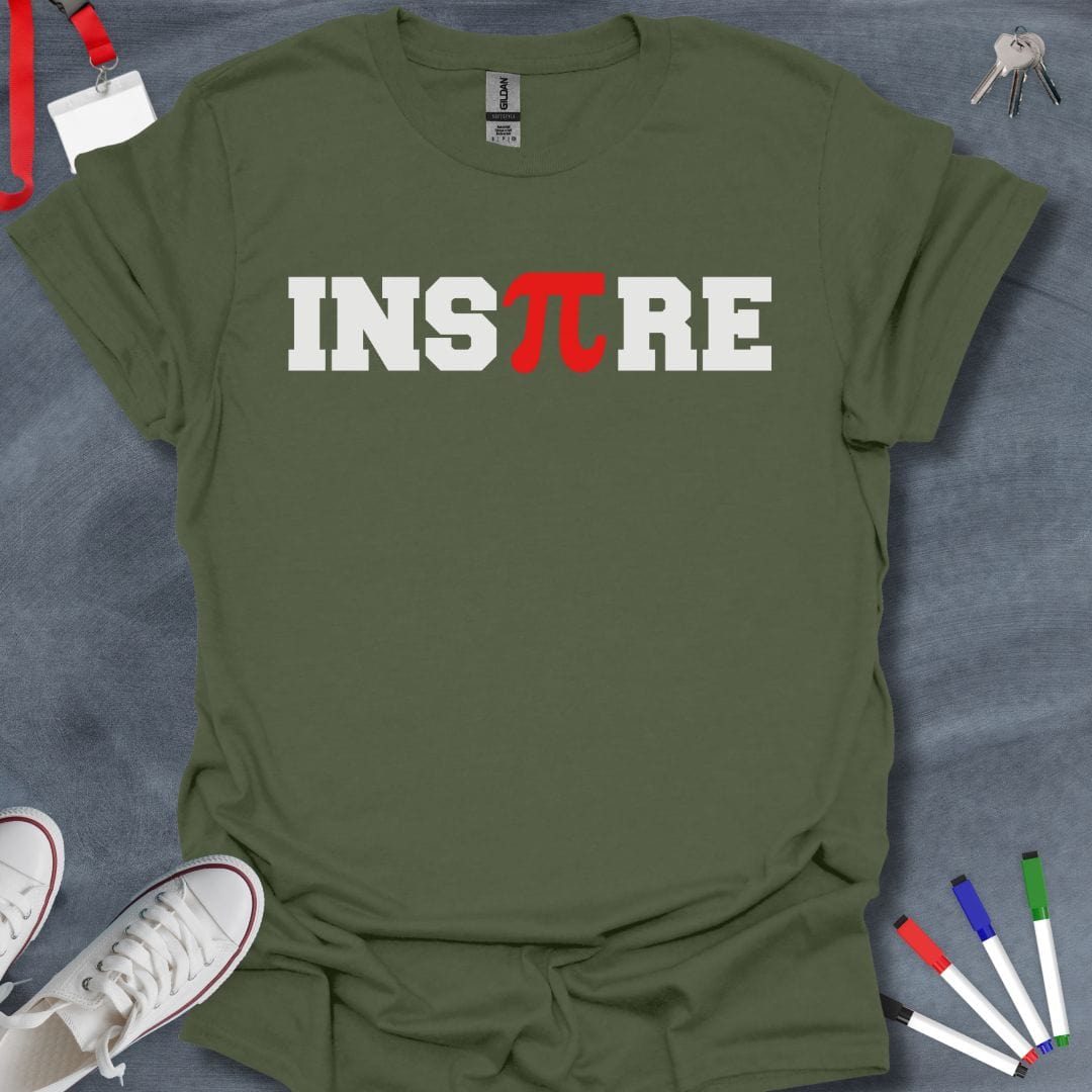 Teacher T-Shirt Military Green / S Inspired by Pi T-Shirt