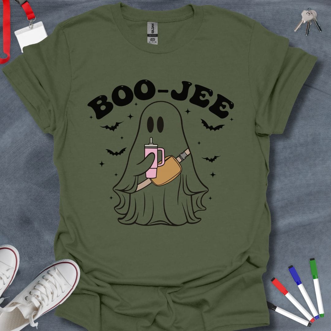 Teacher T-Shirt Military Green / S Boo-jee Ghost T-Shirt