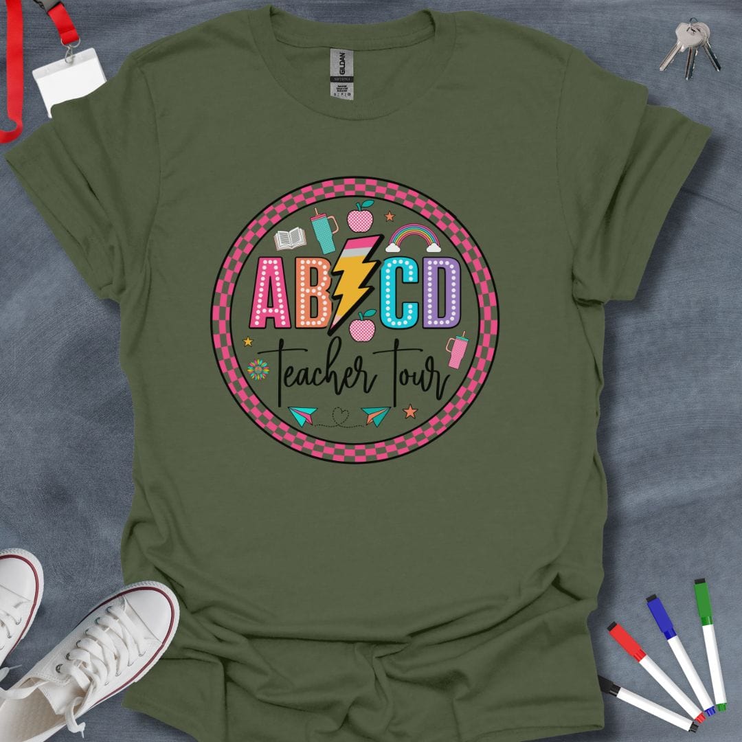 Teacher T-Shirt Military Green / S AB/CD Teacher Rock T-Shirt