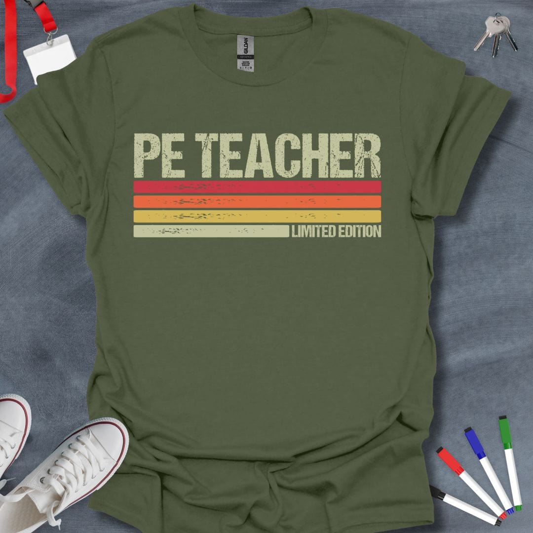 Teacher T-Shirt Military Green / S PE Teacher Limited Edition T-Shirt