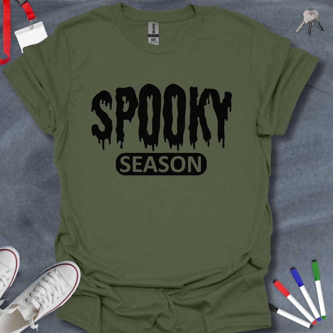 Teacher T-Shirt Military Green / S Spooky Season T-Shirt