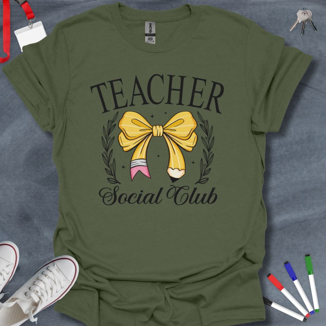 Teacher T-Shirt Military Green / S Teacher Social Club T-Shirt