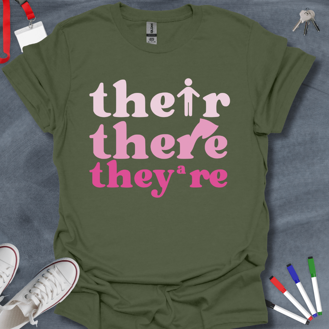 Teacher T-Shirt Military Green / S Grammar Matters T-Shirt