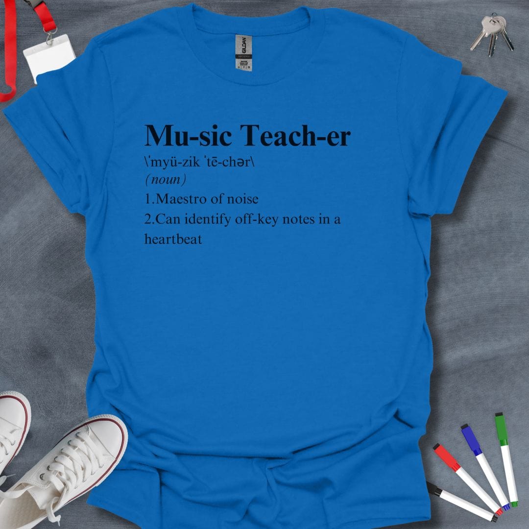 Teacher T-Shirt Royal / S Musical Maestro T-Shirt