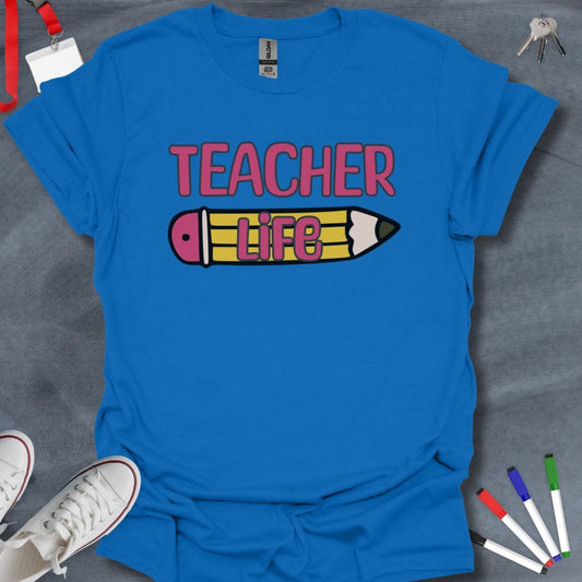 Teacher T-Shirt Royal / S Teacher Life T-Shirt