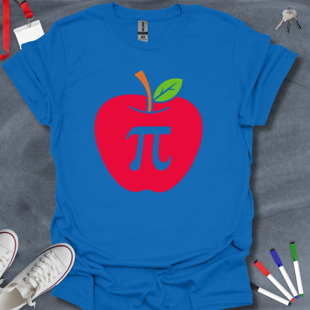 Teacher T-Shirt Royal / S Apple Pi Educator T-Shirt