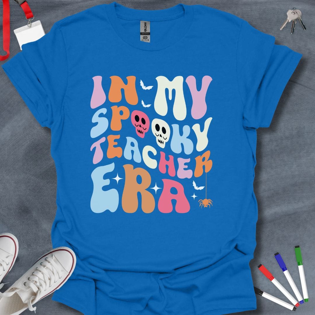 Teacher T-Shirt Royal / S In My Spooky Teacher Era T-Shirt