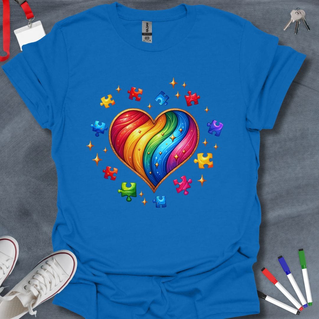 Teacher T-Shirt Royal / S Spectrum Heart T-Shirt