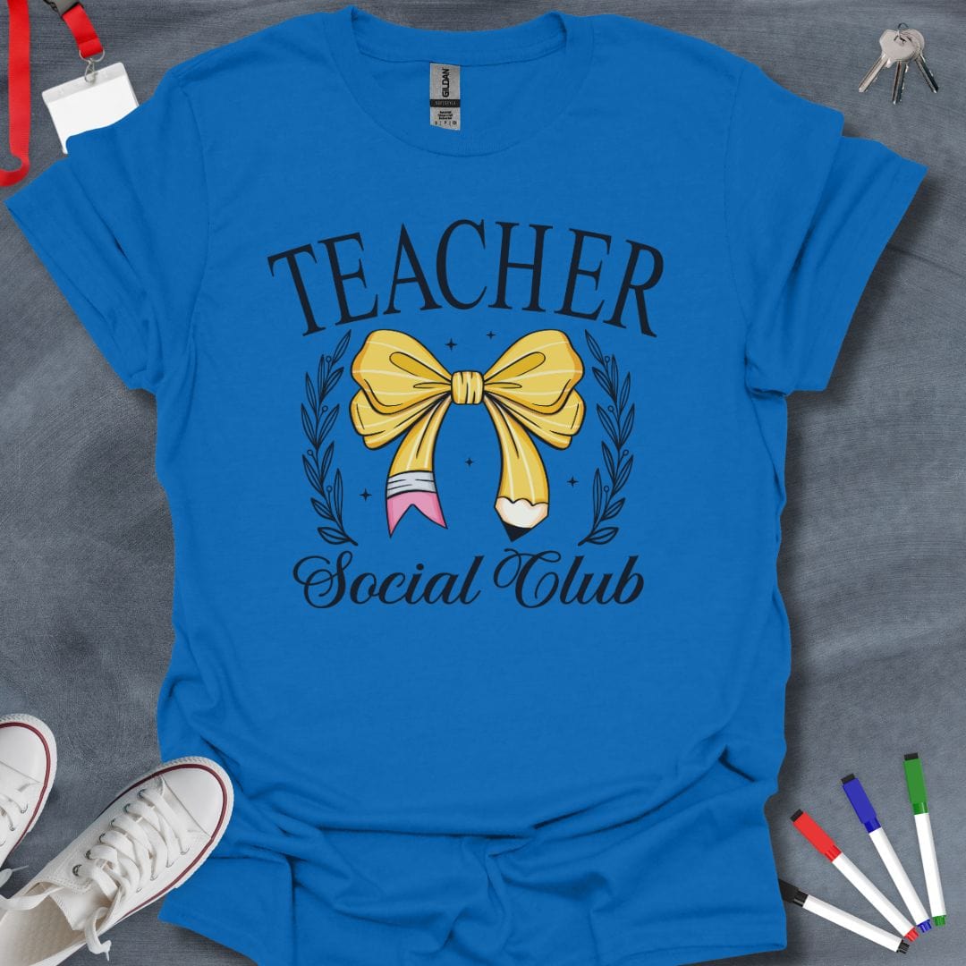 Teacher T-Shirt Royal / S Teacher Social Club T-Shirt