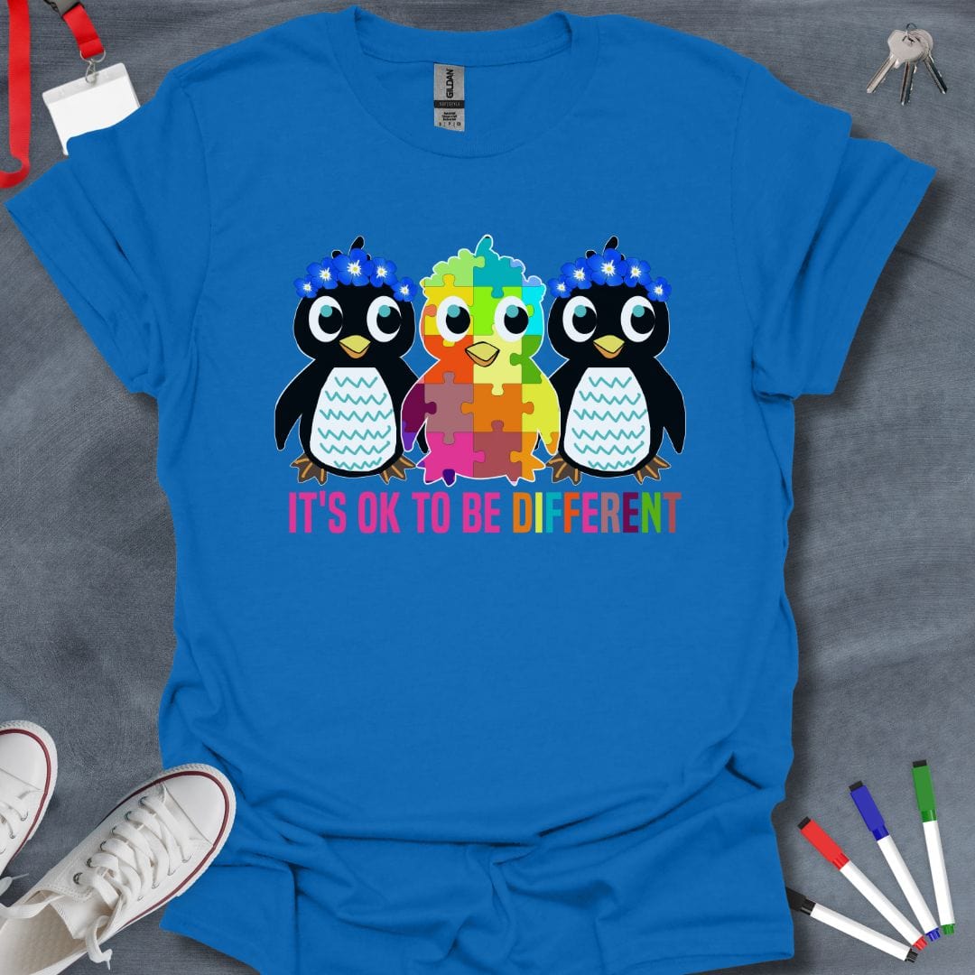 Teacher T-Shirt Royal / S Diversity Penguins T-Shirt