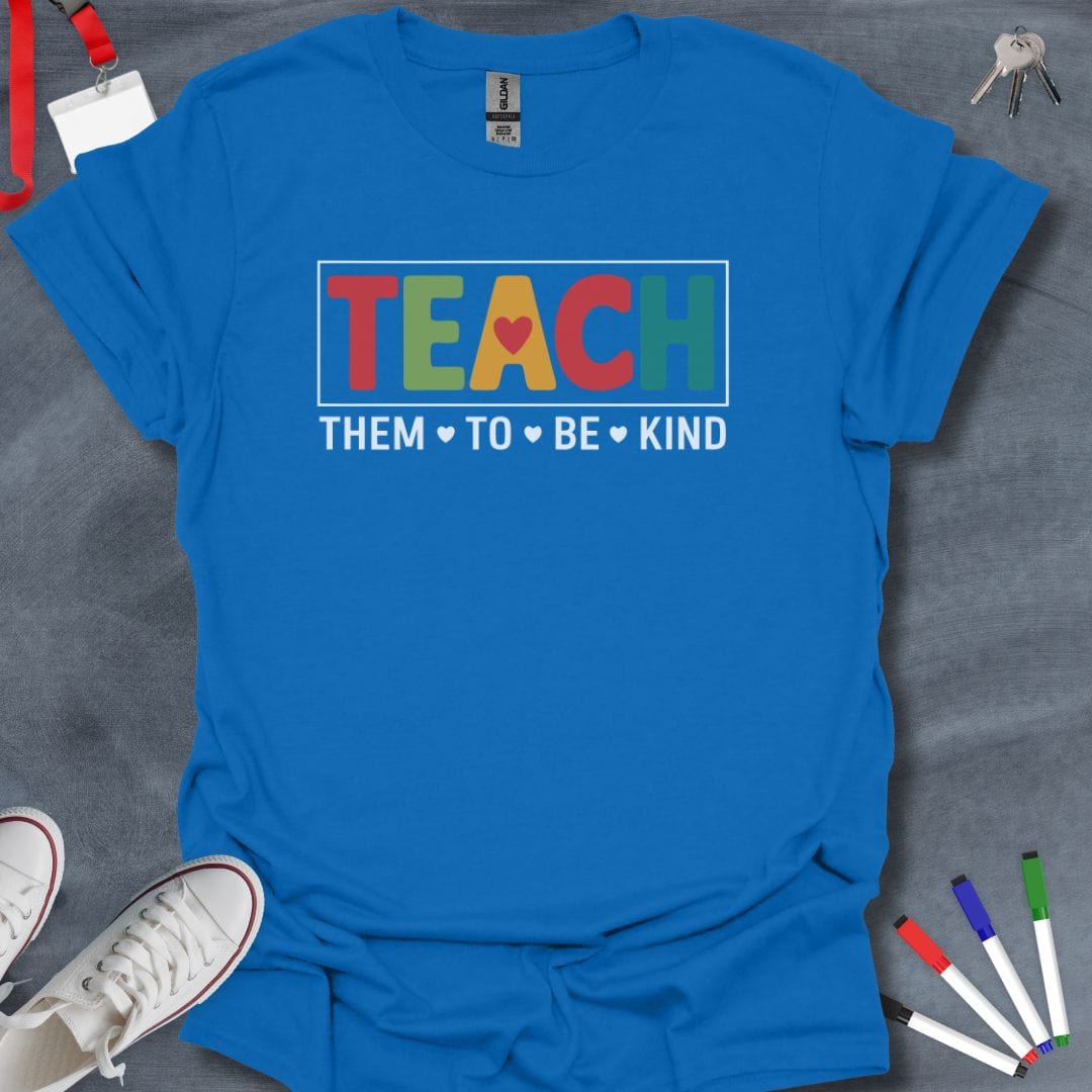 Teacher T-Shirt Royal / S Kindness Advocate Educator T-Shirt