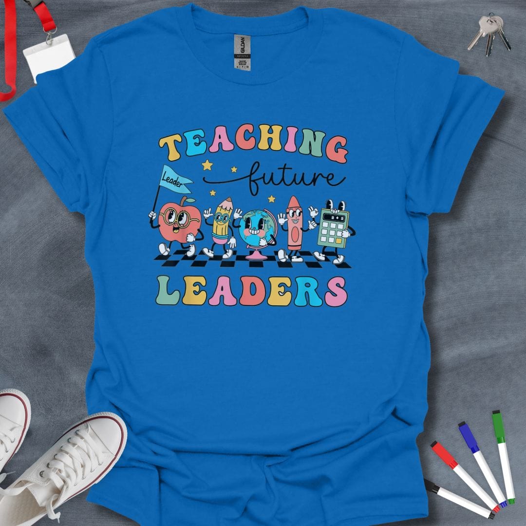 Teacher T-Shirt Royal / S Shaping Future Leaders T-Shirt