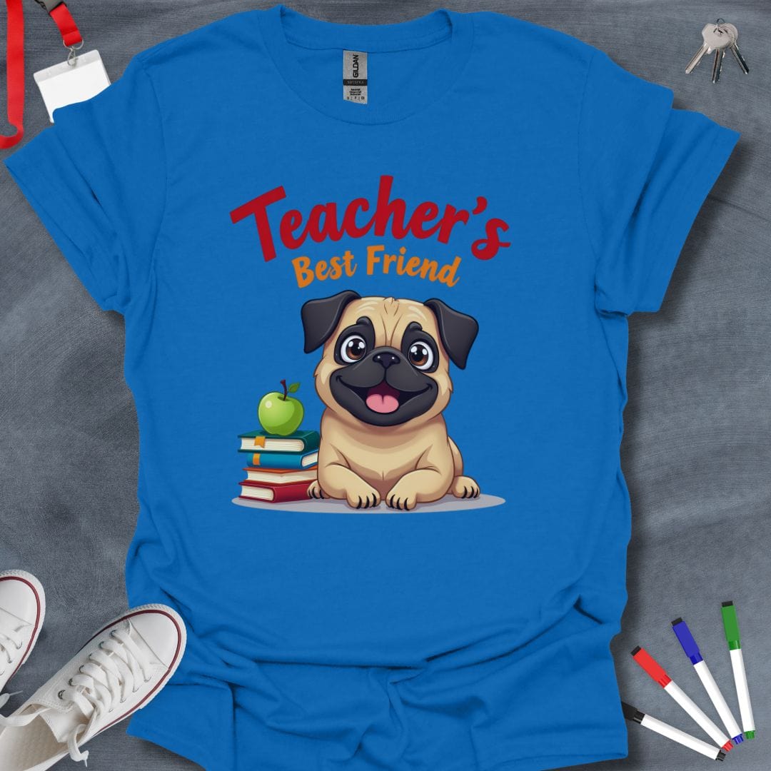 Teacher T-Shirt Royal / S Pug Pals Educator T-Shirt