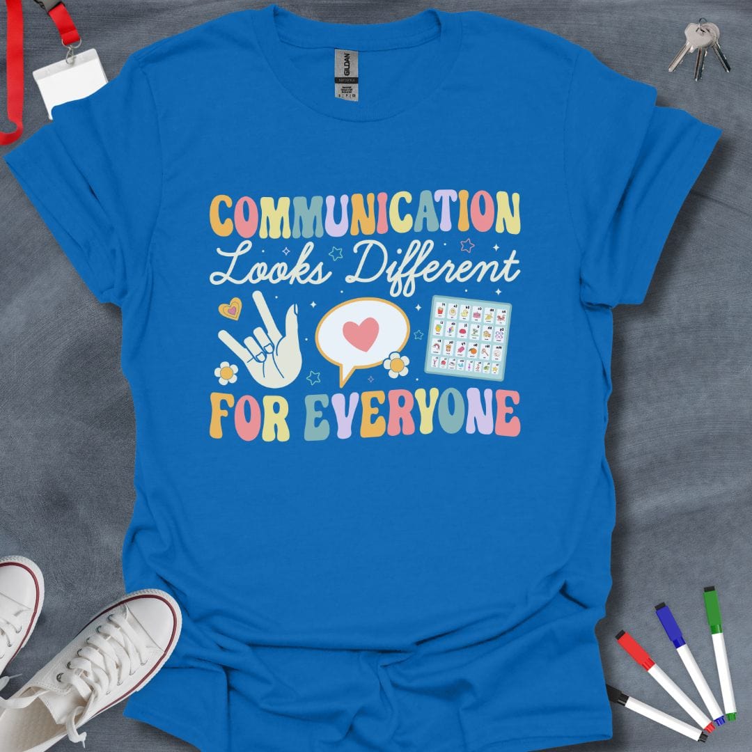 Teacher T-Shirt Royal / S Diverse Communication T-Shirt