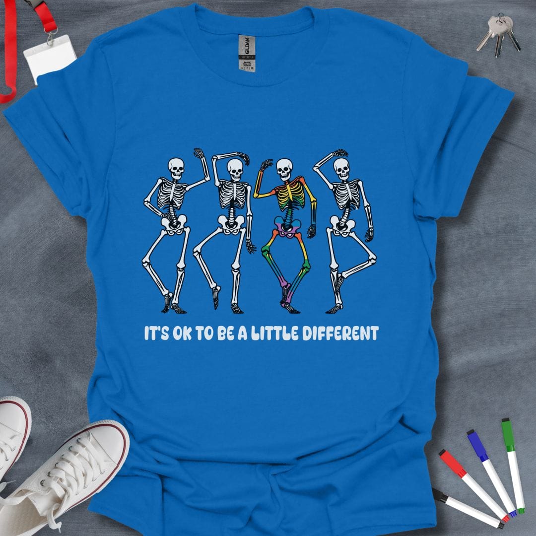 Teacher T-Shirt Royal / S Diversity Dance Skeleton T-Shirt