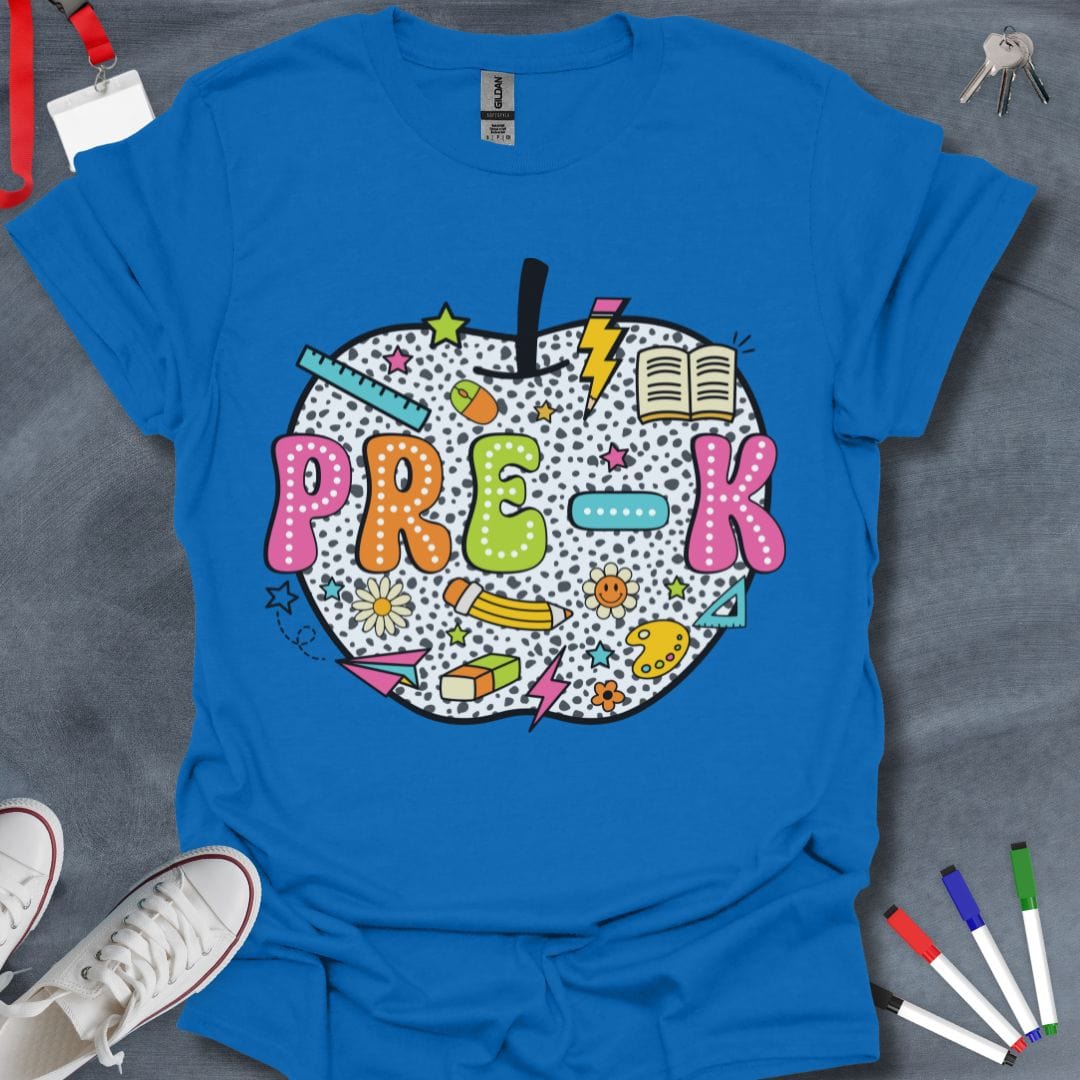 Teacher T-Shirt Royal / S Pre-K Fun T-Shirt