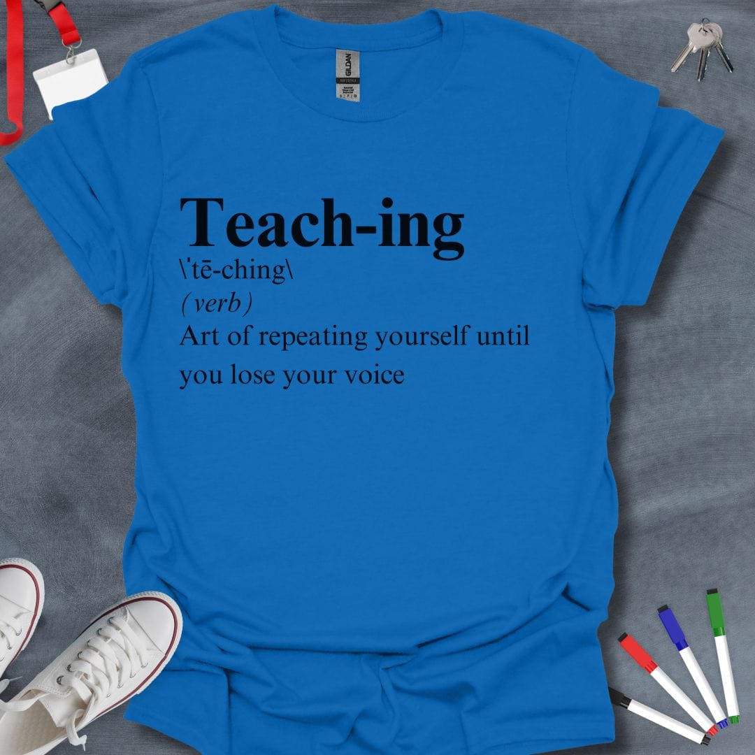 Teacher T-Shirt Royal / S Teaching with Purpose T-Shirt