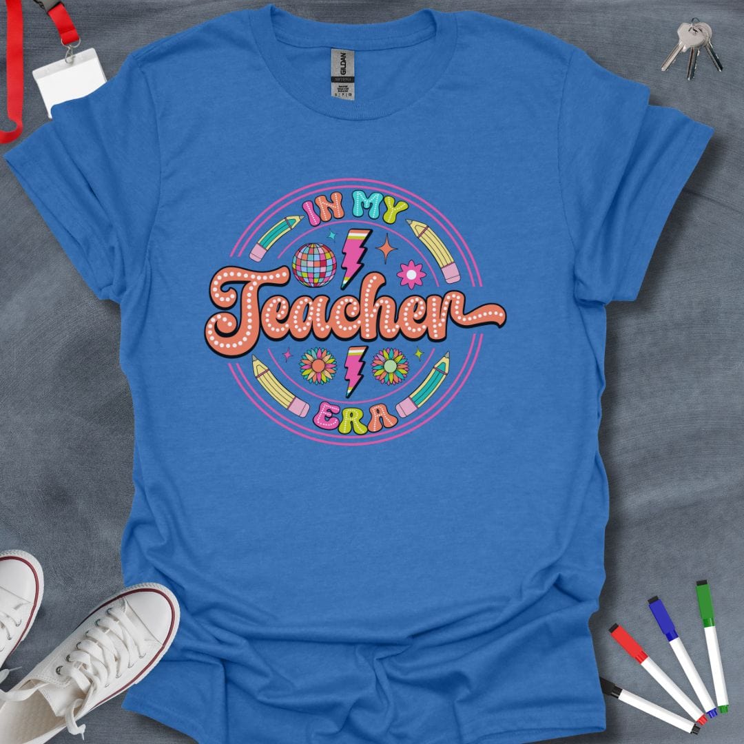 Teacher T-Shirt Heather Royal / S In My Teacher Era T-Shirt