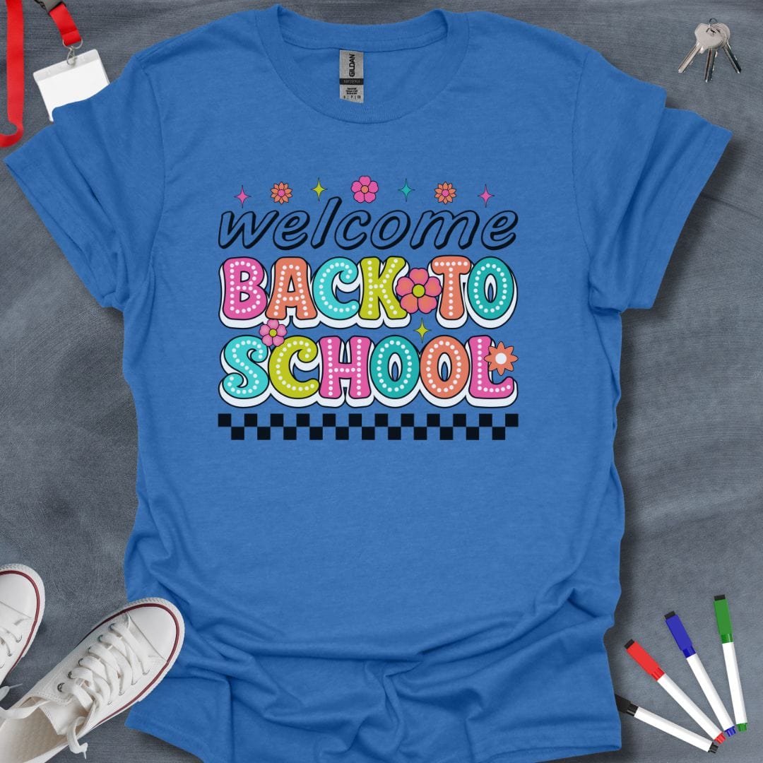 Teacher T-Shirt Heather Royal / S Back to School T-Shirt