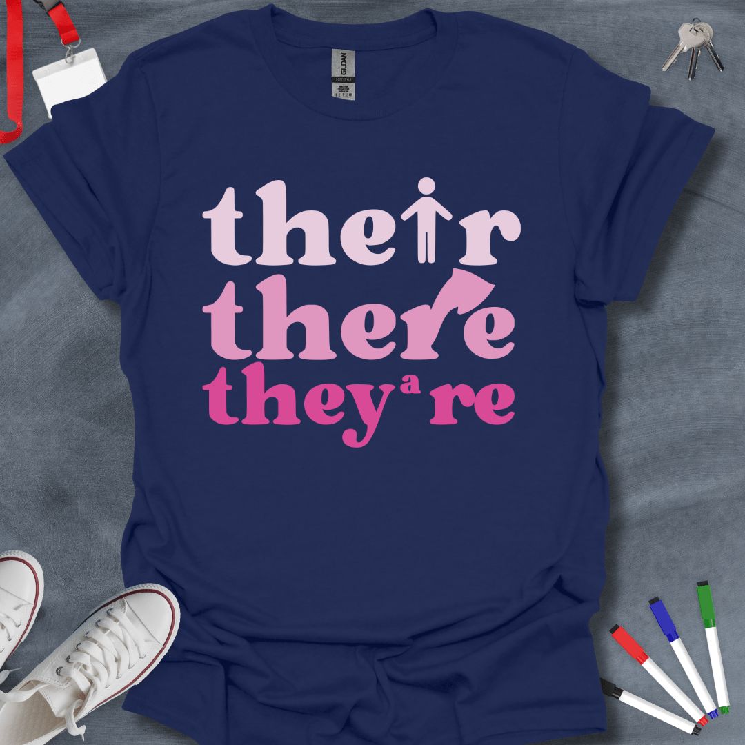 Teacher T-Shirt Navy / S Grammar Matters T-Shirt