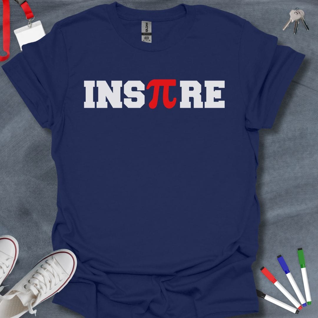 Teacher T-Shirt Navy / S Inspired by Pi T-Shirt