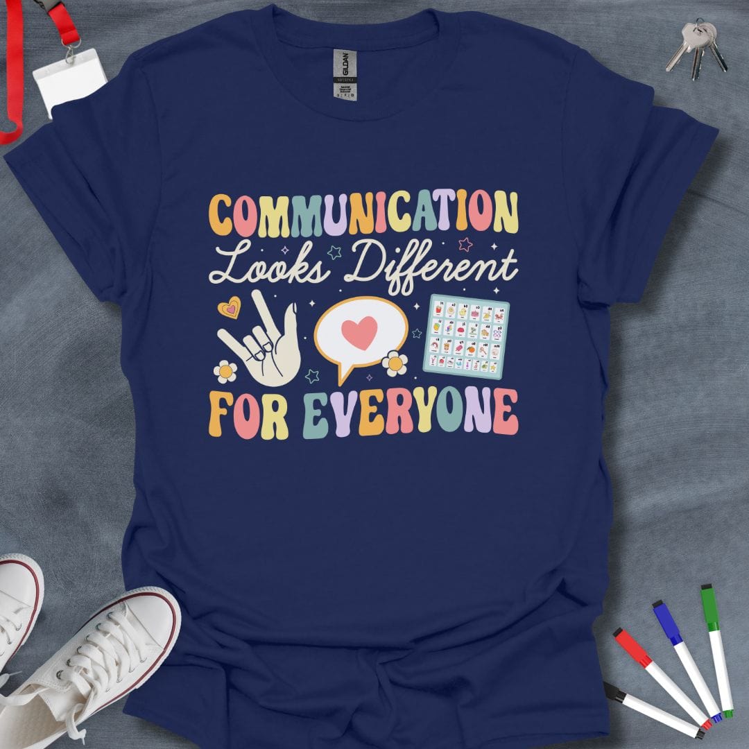 Teacher T-Shirt Navy / S Diverse Communication T-Shirt