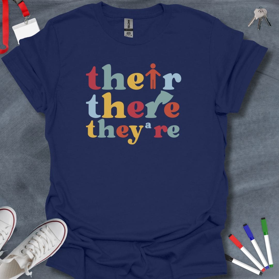 Teacher T-Shirt Navy / S Grammar Guru T-Shirt