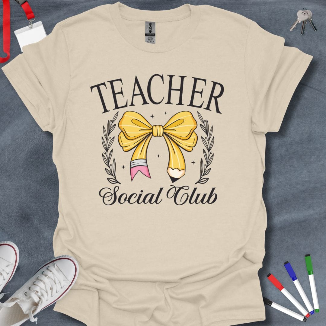 Teacher T-Shirt Natural / S Teacher Social Club T-Shirt