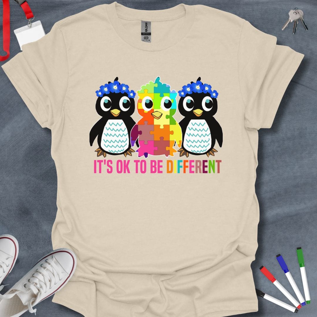 Teacher T-Shirt Natural / S Diversity Penguins T-Shirt