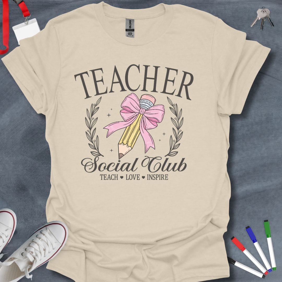 Teacher T-Shirt Natural / S Teacher Social Club T-Shirt